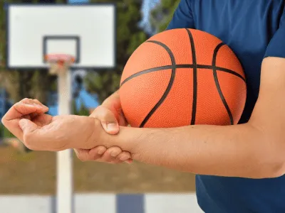 Hand and wrist pain treatment for sports injuries